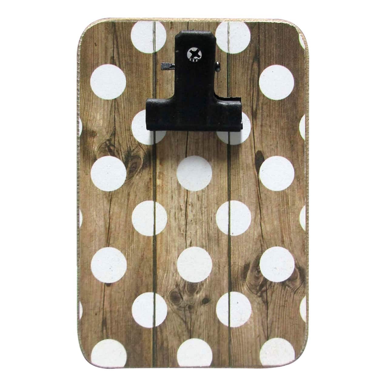 24 Pack: White Polka Dot Mini Clip Frame by Studio Décor®
